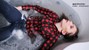 wet girl fully clothed jeans shirt jacket leather high heels boots wet hair bath