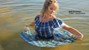 wet girl fully clothed dress shoes swim wet hair water lake