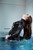 wetfoto wetlook girl photos get wet swims clothed water pool pantyhose jacket hair