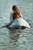 wet girl get wet blouse jeans socks jacket fully clothed wet hair swimming lake water