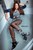 wet girl wet hair get wet denim jacket t-shirt shorts stockings sneakers fully soaked water bath shower