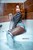 store wetfoto wetlook girl denim shorts tights get soaking wet jacuzzi bath