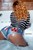 store wetfoto wetlook girl denim shorts tights get soaking wet jacuzzi bath