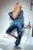 wetfoto wetlook blonde girl wet denim outfit takes bath fully clothed