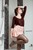 wet girl wet hair get wet blouse skirt tights fully soaked water bath shower