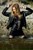 wet girl get wet faux leather jacket bodysuit jeans skirt tights gaiters shoes high heels wet hair lake