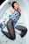 wetfoto wetlook brunette girl white floral bodysuit tights take milk bath