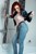 wetfoto wetlook model in tight jeans get soaking wet in bath
