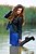 wetfoto wetlook beautiful girl wet dress pantyhose swims pond