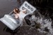 wetfoto wetlook girl swim get wet fully clothed water