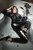 wetfoto wetlook sexy girl leather jacket leggings smokes wet jacuzzi