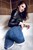 wetfoto wetlook sexy girl skinny jeans pantyhose jacket got wet bath