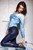 wetfoto wetlook underwater young lady completely wet jeans