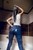 wetfoto wetlook girl soaking wet jeans jacket and sneakers
