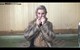 wet girl get wet wet hair fully clothed fur coat sweater jeans hat leather boots jacuzzi