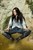 wetfoto wetlook girl in wet and dirty levis jeans