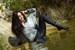wetfoto wetlook girl in wet and dirty levis jeans