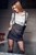 wetfoto girl in business clothes makes her pantyhose soaking wet