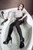 wetfoto pretty woman business suit takes shower and get wet