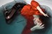 wetfoto winter wetlook wet girl warm clothes boots