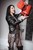 wetfoto wetlook girl takes bath dress boots pantyhose