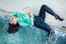 wetfoto wetlook activity cool girl completely wet jeans blouse