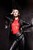 wetfoto wetlook girl swims get wet leather pants