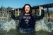 wetfoto completely wet fullydressed brunette walks on water