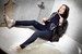 girl swims clothes sneakers socks jeans wetfoto
