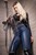 blonde girl takes bath shower fully clothed wetfoto