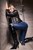 blonde girl takes bath shower fully clothed wetfoto
