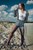 wetfoto girl swims lake pantyhose bodysuit
