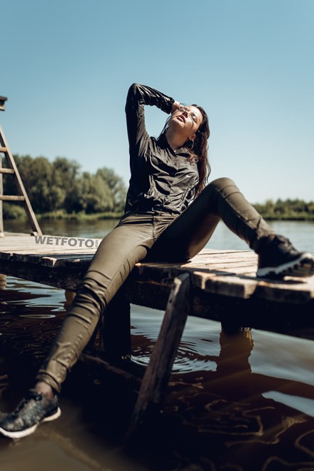 wetfoto levis jeans wetlook
