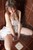 wet girl get wet wet hair fully clothed wedding dress stockings leather boots umbrella bath shower