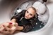 blonde takes a bath white jeans nylons wetfoto