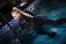 wetfoto swimming fully clothed in pool