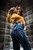 wetfoto girl get wet blue jeans