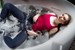 girl get wet skinny jeans bath wetfoto