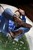 wetlook winter blue jacket jeans bath wetfoto