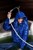 wetlook winter blue jacket jeans bath wetfoto