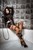 wetlook wet dress pantyhose harness wetfoto