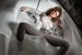 girl get wet white shirt skinny jeans wetfoto