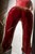 wet red vinyl catsuit wetfoto