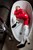 wet red vinyl catsuit wetfoto