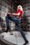 wetfoto blonde wet jeans wetlook