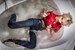 wetfoto blonde wet jeans wetlook