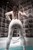 white skinny leather pants wetfoto