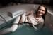 white skinny leather pants wetfoto