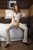 wet girl get wet wet hair fully clothed pants blouse high heels bath