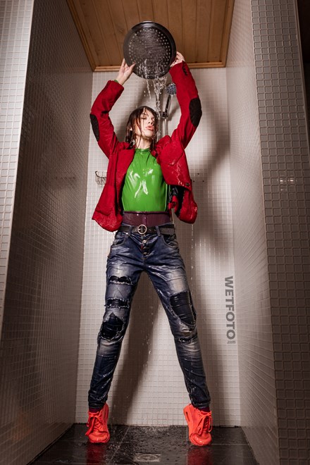 fully clothed wetlook